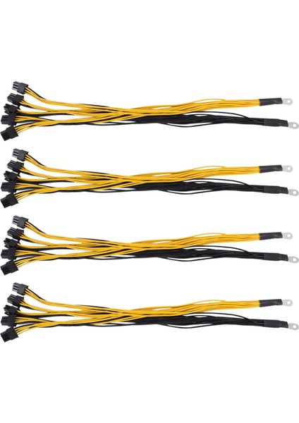 P3 S7 S9 Bitmain Madencilik Için 30CM 6 Pin Konnektör Sunucu Güç Kablosu (Yurt Dışından) modelleri