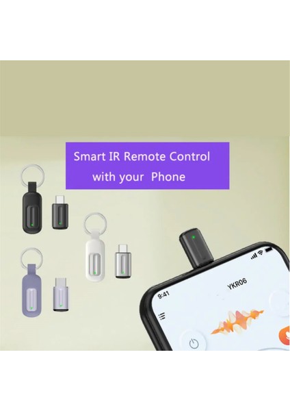 Mobil Telefon Uzaktan Kumandası Akıllı Uygulama Kontrol Adaptörü - Mor (Yurt Dışından) indirimleri