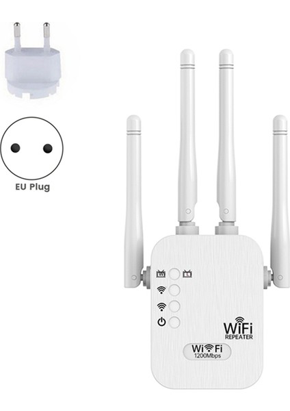 1200M 5g Çift Bantlı Wifi Amplifikatör Gelişmiş Kablosuz Yönlendirici, Ab Fişi (Yurt Dışından) modelleri