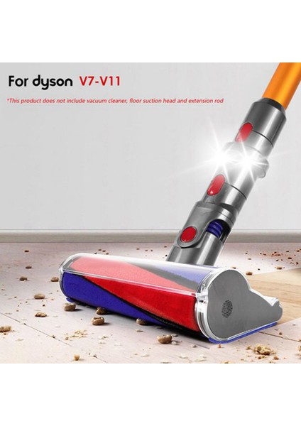 Dyson V7V8V10V11 Fırça Başlığı Için Sert Fırçalı LED Aydınlatma Adaptörü (Yurt Dışından) fiyatları