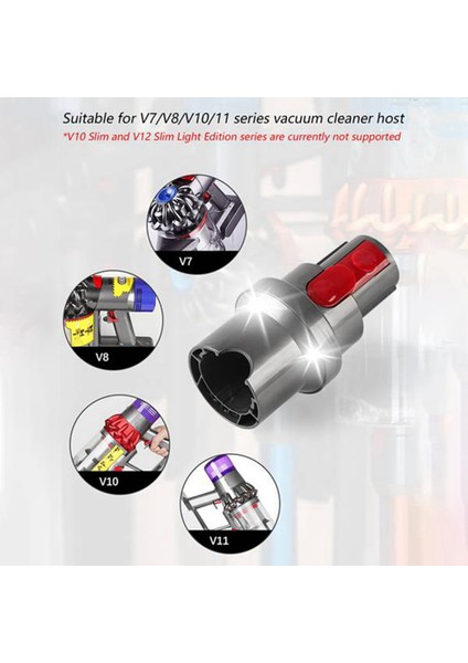 Dyson V7V8V10V11 Fırça Başlığı Için Sert Fırçalı LED Aydınlatma Adaptörü (Yurt Dışından) modelleri