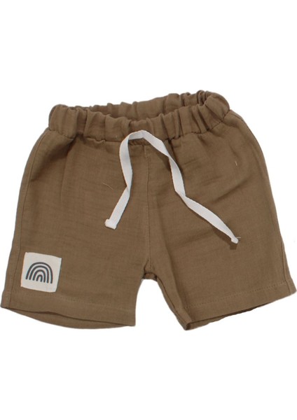 Erkek Bebek Ekru Haki Güneş Fun Outdoors Yazılı 2'li Takım - 1015770