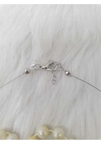 Luxury Kararmaz/kristal Boncuklu Kedi Patisi Objeli Kolye/misinalı Çelik Telli Kolye/hediyelik 1 Adet