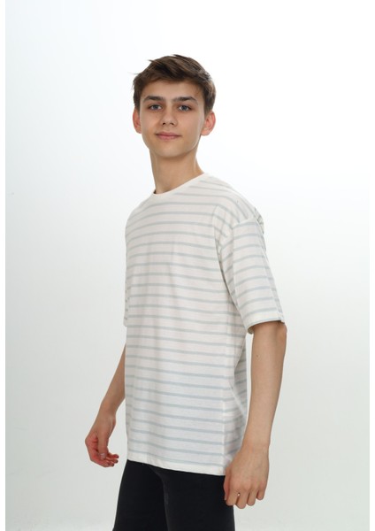 Unisex Çocuk Çizgili Tişört modelleri