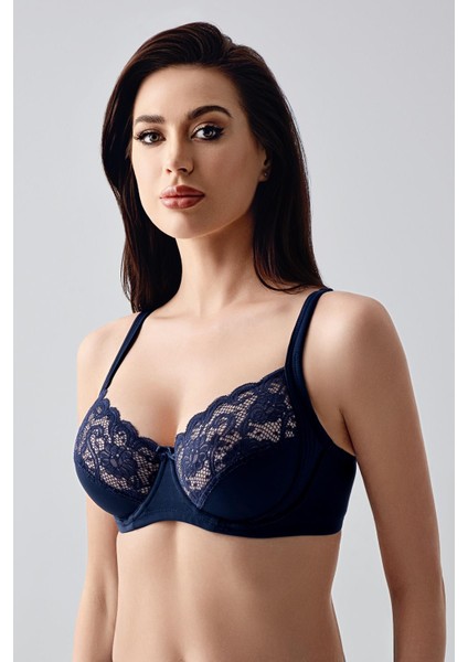 Balenli Toparlayıcı Sütyen C16000 Lacivert