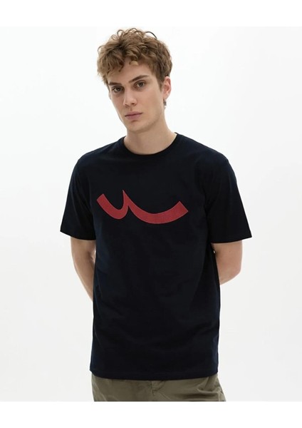 Peyoro Lacivert Erkek Sıfır Yaka Kısa Kol T-Shirt 1225841826089301