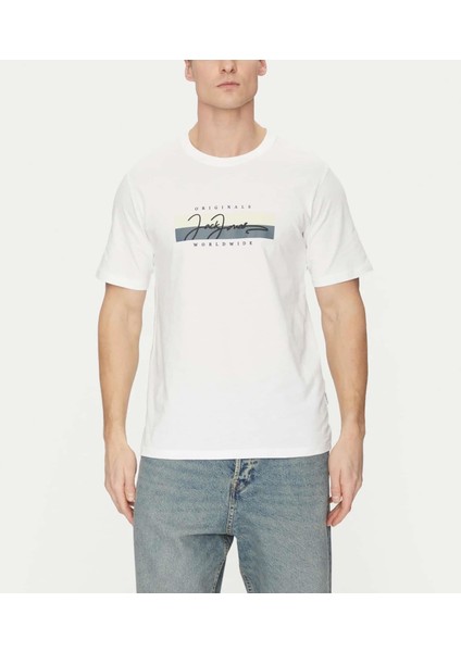 JORFREDERIKSBERG BOX SCRIPT TEE SS CN LN SIFIR YAKA T-SHIRT