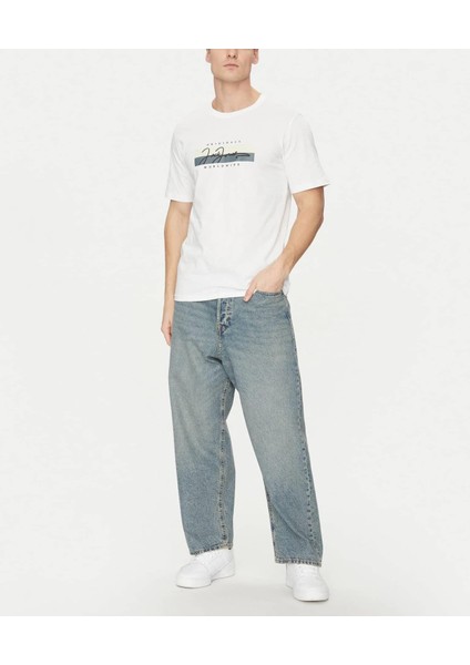 JORFREDERIKSBERG BOX SCRIPT TEE SS CN LN SIFIR YAKA T-SHIRT