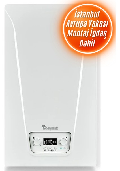 Lunatec 24 Kw Tam Yoğuşmalı Kombi (Istanbul Avp. Yakası Montaj Dahil)