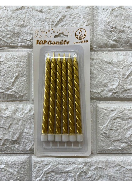 - 6 Adet Pasta Mumu Gold 13 cm Nrmsa