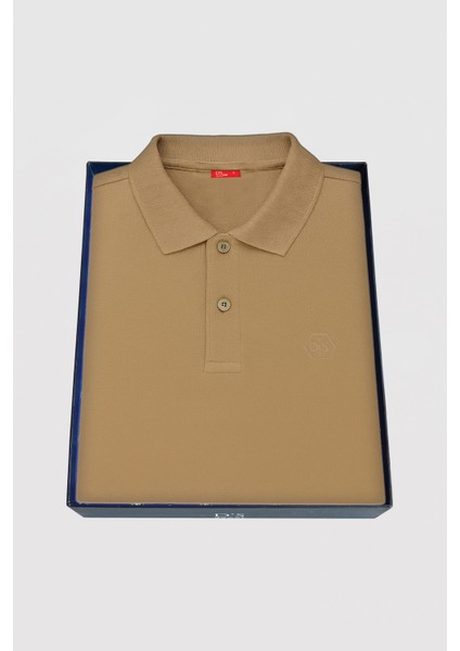 Ds Damat Slim Fit Vizon Kutulu Polo Yaka T-Shirt 4HC14ORTKPLO1