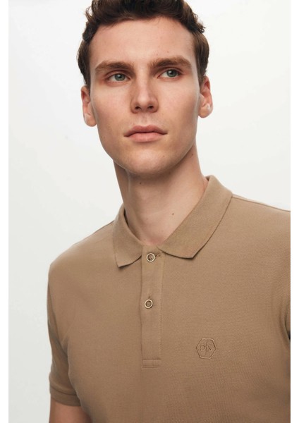 Ds Damat Slim Fit Vizon Kutulu Polo Yaka T-Shirt 4HC14ORTKPLO1 fırsatları