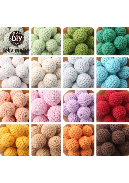 10 Adet 20MM Ahşap Boncuk Tığ Işi Boncuk Diş Kaşıyıcı Oaganicbebek Diş Kaşıyıcıları Bpa Ahşap Kendin Yap Küçük Çubuk Bebek Diş Kaşıyıcı Oyuncağı (Yurt Dışından)