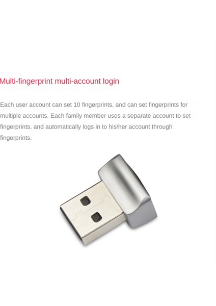 Windows 10/11 Hello Için USB Parmak Izi Okuyucu Modülü (Yurt Dışından)