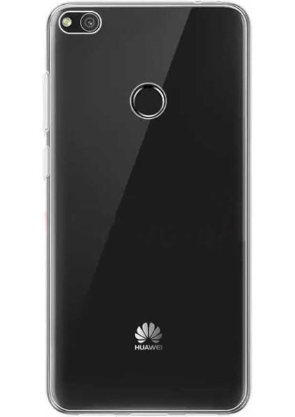 Huawei P8 Lite Kılıf Klcr Süper Silikon Kapak-Renksiz
