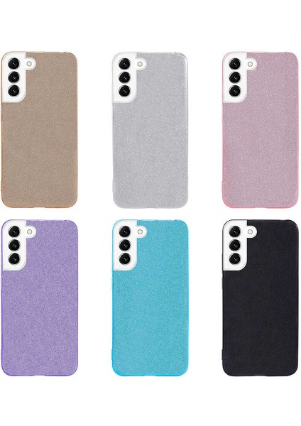 Galaxy S22 Plus Kılıf Klcr Shining Silikon-Siyah fiyatları