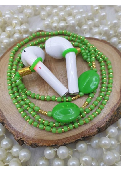 Luxury Zincir-Airpods Askısı-Yeni Nesil Kulaklık Zinciri-Hediyelik-Kalpler 1 Adet
