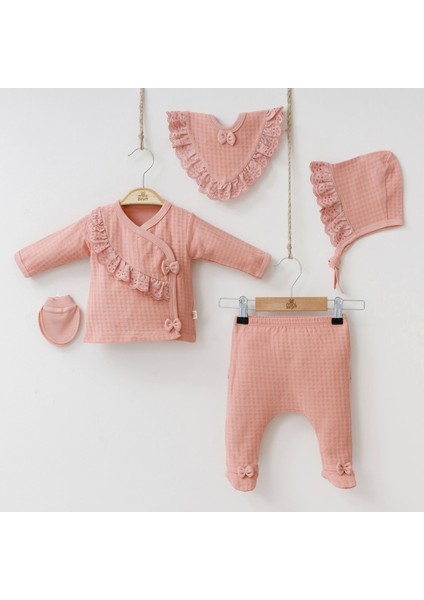 7031 Mnz Marka Pretty Girl Yeni Doğan Hastane Çıkışı Kız 5'li Set