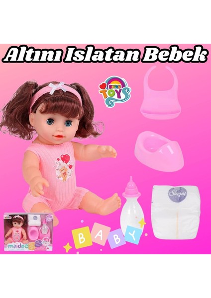 Luxury Maide Altını Islatan Et Bebek - Oyuncak Altını Islatan Bebek - Su Içen Bebek - Altına Işeyen Bebek - 1 Adet