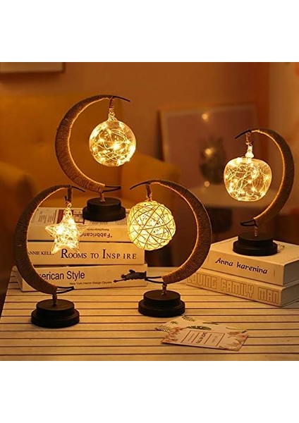 3D Büyülü Ay Lambası, 2023 Yeni Sihirli Ay LED Galaksi Lambası, Ev Dekorasyonu Için El Yapımı Ferforje Masa Lambası Tatil Doğum Günü Hediyesi (Pentagram-Mor Işık) (Yurt Dışından) modelleri
