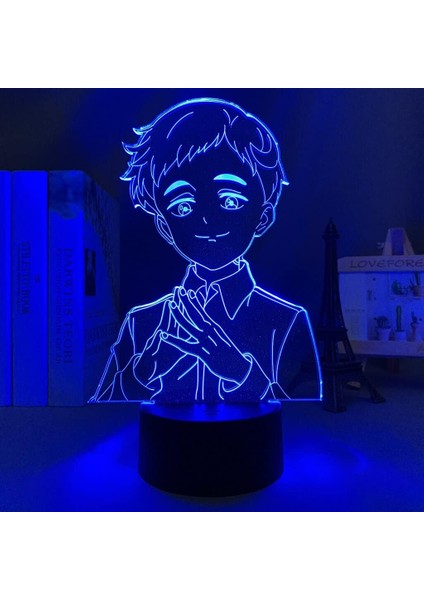 Anime Vaat Edilen Neverland Figürü 3D Çocuk Hayranları Için, Uzaktan Kumandayla Değişen 16 Renk, Çocuk Odası Dekoru, Figür Manga Illusion LED Oyuncak Lamba Kız Erkek Noel Hediyeleri (Yurt Dışından)