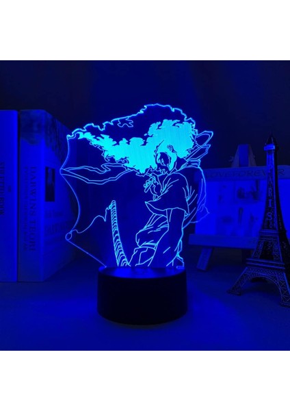 Anime Afro Samuray Diriliş Figürü 3D Çocuklar Hayranları Için, Uzaktan Kumanda ile Değişen 16 Renk, Çocuk Odası Dekoru, Şekil Manga Illusion LED Oyuncak Lamba Kız Erkek Noel Hediyeleri (Yurt Dışından) modelleri