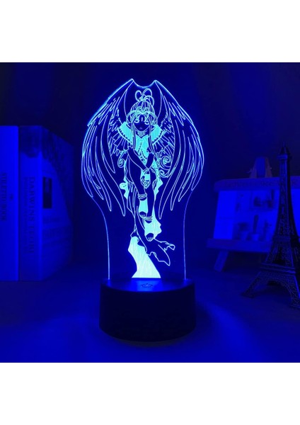 Anime Oh My Goddess Şekil 3D Çocuklar Hayranları Için, Uzaktan Kumanda ile Değişen 16 Renk, Çocuk Odası Dekoru, Şekil Manga Illusion LED Oyuncak Lamba Kız Erkek Noel Hediyeleri (Yurt Dışından)