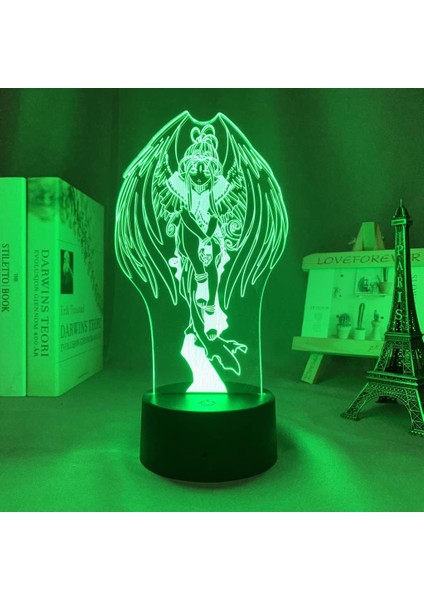 Anime Oh My Goddess Şekil 3D Çocuklar Hayranları Için, Uzaktan Kumanda ile Değişen 16 Renk, Çocuk Odası Dekoru, Şekil Manga Illusion LED Oyuncak Lamba Kız Erkek Noel Hediyeleri (Yurt Dışından) fırsatları