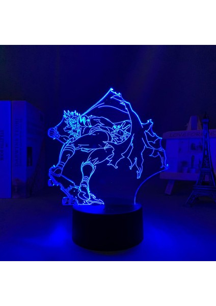 Anime Sk8 Infinity Shadow 3D LED Işık Için Yatak Odası Dekoru Işık Çocuklar Doğum Günü Hediye Odası Masa Lambası Manga Sk8 The Infinity (Yurt Dışından)
