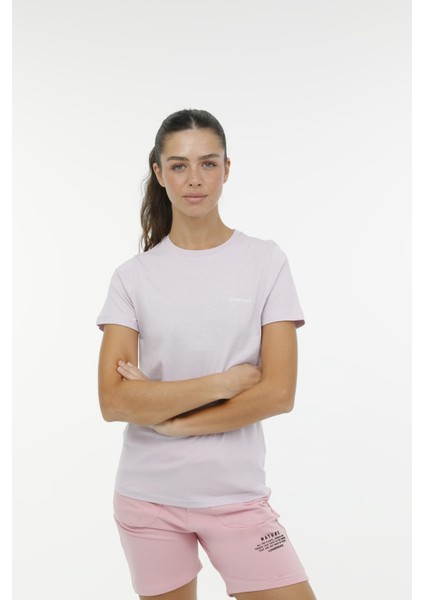 W-CT122 Basıc C Neck T-Sh Lila Kadın Kısa Kol T-Shirt fiyatları