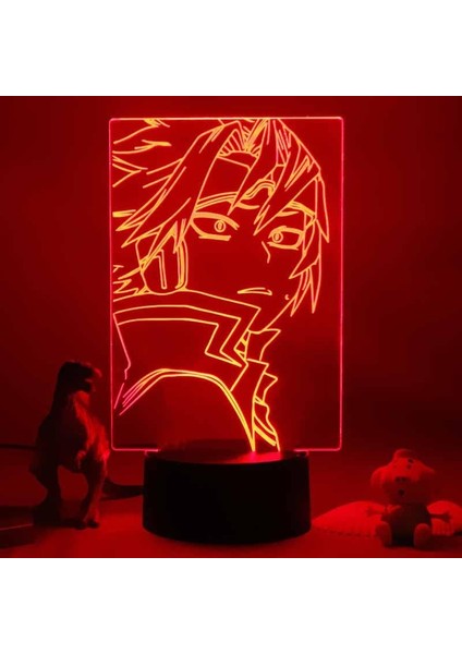 Anime Figürü Oyuncak Lamba Noel Hediyesi (Siyah, My Hero (Yurt Dışından)