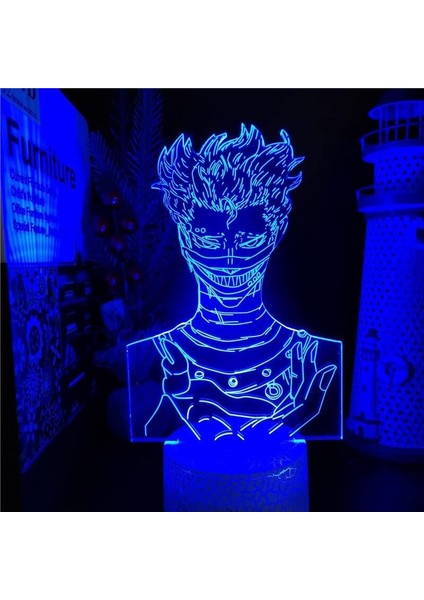 Anime Siyah Yonca Figürü 3D Çocuk Hayranları Için, Uzaktan Kumanda ile Değişen 16 Renk, Çocuk Odası Dekoru, Zora Ideale Figür Manga Illusion LED Oyuncak Lamba Kız Erkek Noel Hediyeleri (Yurt Dışından) modelleri