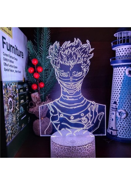 Anime Siyah Yonca Figürü 3D Çocuk Hayranları Için, Uzaktan Kumanda ile Değişen 16 Renk, Çocuk Odası Dekoru, Zora Ideale Figür Manga Illusion LED Oyuncak Lamba Kız Erkek Noel Hediyeleri (Yurt Dışından) fırsatları