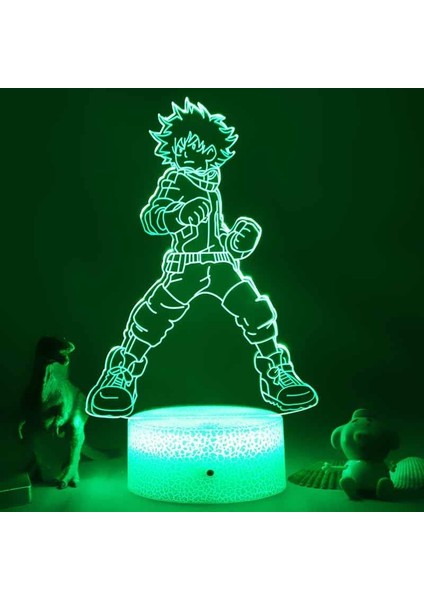 Anime Figürü Oyuncak Lamba Noel Hediyesi (Crack, My Hero (Yurt Dışından)