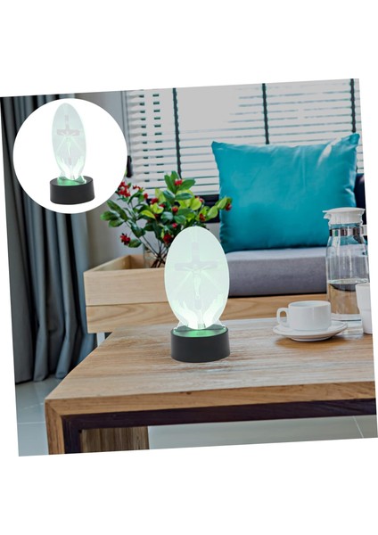 Isa Lambası Erkekler Dekoru Masaüstü Hediyeleri Masaüstü Dekoru Başucu Gece Işıkları USB USB Okuma Işığı Yaratıcı 3D Görselleştirme Akrilik Çapraz Isa Işığı 3D (Yurt Dışından) modelleri