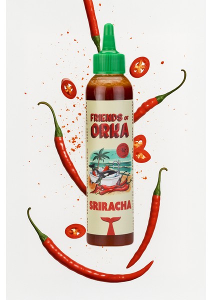 Sriracha Acı Biber Sosu 265 gr – 11K Scoville Doğal Acı Sos