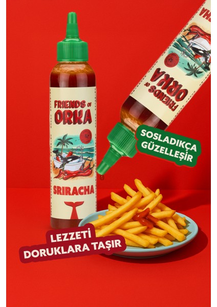 Sriracha Acı Biber Sosu 265 gr – 11K Scoville Doğal Acı Sos