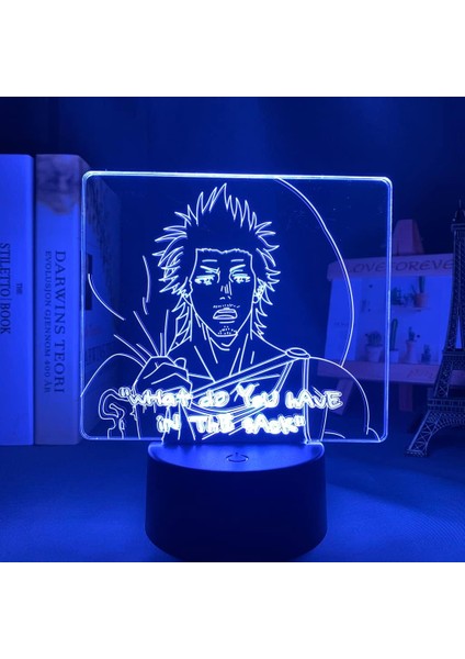 Anime Siyah Yonca Figürü 3D Çocuk Hayranları Için, Uzaktan Kumanda ile Değişen 16 Renk, Çocuk Odası Dekoru, Yami Figürü Manga Illusion LED Oyuncak Lamba Kız Erkek Noel Hediyeleri (Yurt Dışından)