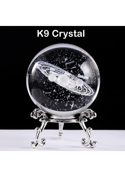 3D Kristal Güneş Sistemi Topu Gece Lambası, 16 LED Değiştiren Taban, Yatak Odası ve Oturma Odası Dekorasyonu Serin Yıldız Masa Lambası, Çocuklar Serin Uzay Işığı Kız Erkek (Güneş (Yurt Dışından)