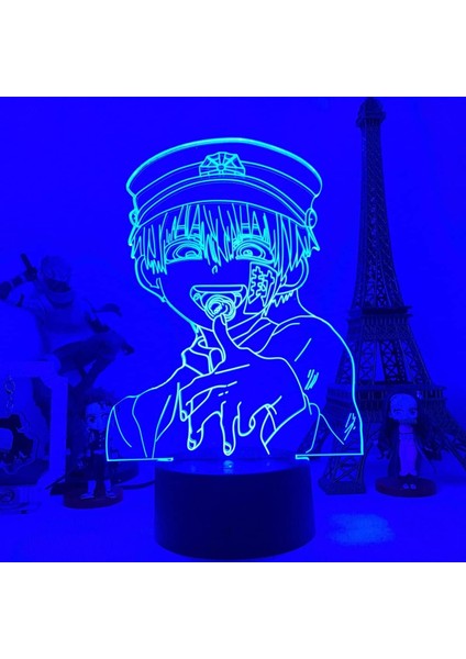 Hayranları Için Anime Tuvalet Bağlı 3D 16 Renk Dekor Illusion Uzaktan Kumandalı LED Lamba, Manga Tuvalet Bağlı Şekil Noel Hediyesi Oyuncaklar Çocuklar/erkekler (Tuvalet Bound6) (Yurt Dışından)
