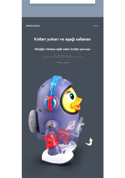 Çocuklar Elektrikli Şarkı Dans Oyuncak Işık Müzik Uzay Ördek (Yurt Dışından) indirimleri