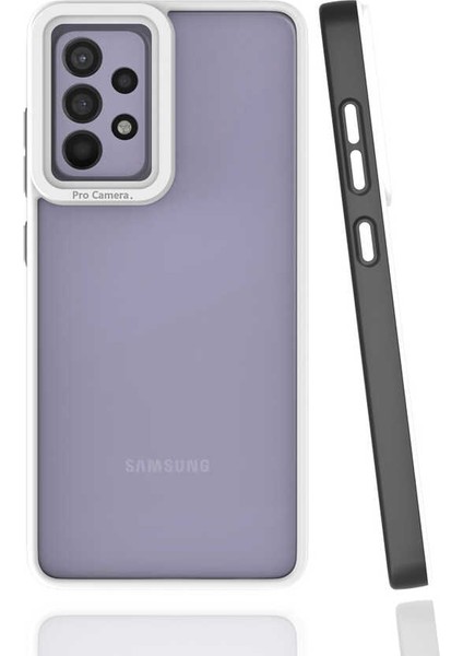 Galaxy A52 Kılıf Klcr Mima Kapak-Siyah