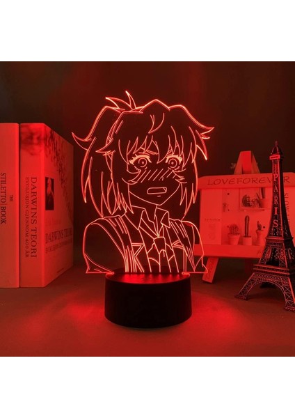 Anime High Rise Invasion Nise Mayuko Şekil LED Lamba 3D Anime Aşıklar Hediye LED Gece Lambaları Çocuklar Için Yatak Odası Dekorasyon Çocuk Doğum Günü Hediyesi Noel Hediyesi (Yurt Dışından)