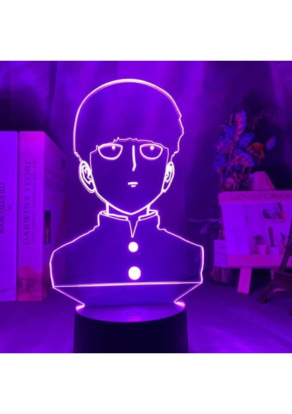 Anime Mob Psycho 100 Şekil 3D Çocuklar Hayranlar Için, Uzaktan Kumanda ile Değişen 16 Renk, Çocuk Odası Dekoru, Şekil Manga Illusion LED Oyuncak Lamba Kız Erkek Noel Hediyeleri (Yurt Dışından) fiyatları