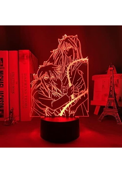 Anime Yu Yu Hakusho Şekil 3D Çocuklar Hayranları Için, Uzaktan Kumanda ile Değişen 16 Renk, Çocuk Odası Dekoru, Şekil Manga Illusion LED Oyuncak Lamba Kız Erkek Noel Hediyeleri (Yurt Dışından) fiyatları