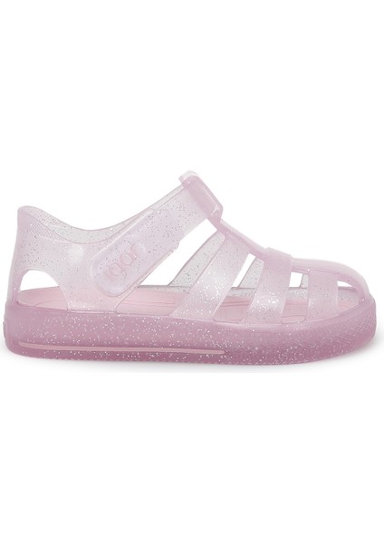 S10265 STAR GLITTER Pembe Kız Çocuk Sandalet