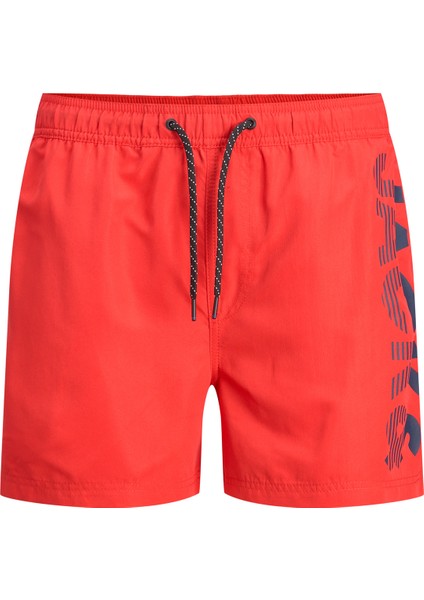 JPSTCRETE JJSWIM AKM LOGO Kırmızı Erkek Şort - Mayo