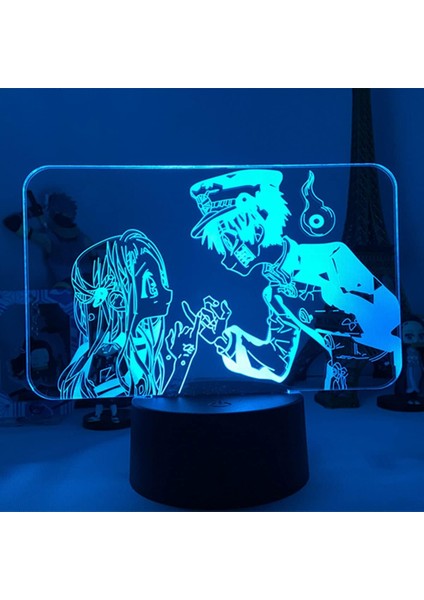 Hayranları Için Anime Tuvalet Bağlı 3D 16 Renk Dekor Illusion Uzaktan Kumandalı LED Lamba, Manga Tuvalet Bağlı Şekil Noel Hediyesi Oyuncaklar Çocuklar/erkekler (Tuvalet Bound1) (Yurt Dışından)