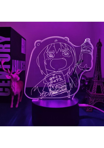 Anime Himouto Umaru Chan Şekil 3D Çocuklar Hayranları Için, Uzaktan Kumanda ile Değişen 16 Renk, Çocuk Odası Dekoru, Şekil Manga Illusion LED Oyuncak Lamba Kız Erkek Noel Hediyeleri (Yurt Dışından) fiyatları
