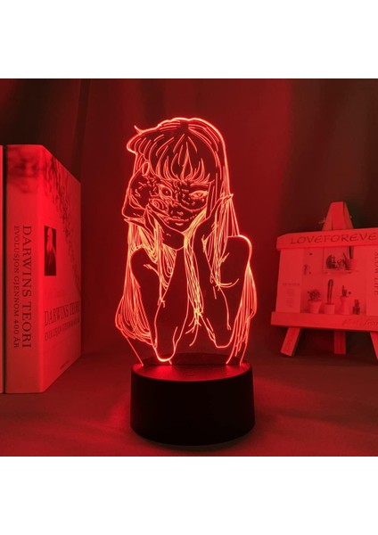 Anime Junji Ito Şekil 3D Çocuklar Hayranları Için, Uzaktan Kumanda ile Değişen 16 Renk, Çocuk Odası Dekoru, Şekil Manga Illusion LED Oyuncak Lamba Kız Erkek Noel Hediyeleri (Yurt Dışından) fiyatları